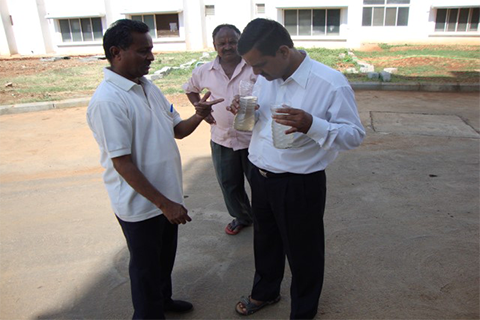 SEWAGE WATER AT GM INSTITUTE